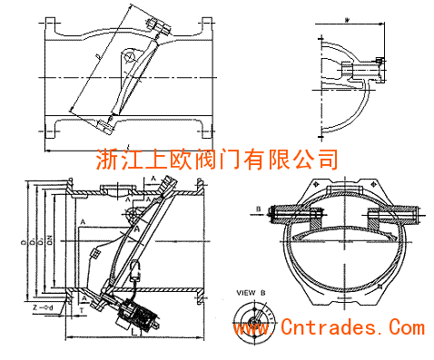PXH44H/Y斜盘式无撞击止回阀